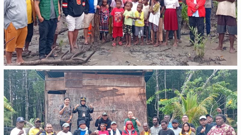 Miris! Kunker Komisi III DPRK Mimika Temukan Realita di Wataitiri: Anak Sekolah Berenang Pulang, 4 KK Tinggal Satu Rumah