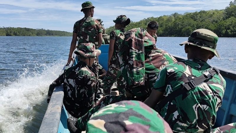 Ratusan Personel Satgas TMMD Ke-128 Berangkat Menuju Kampung Keakwa