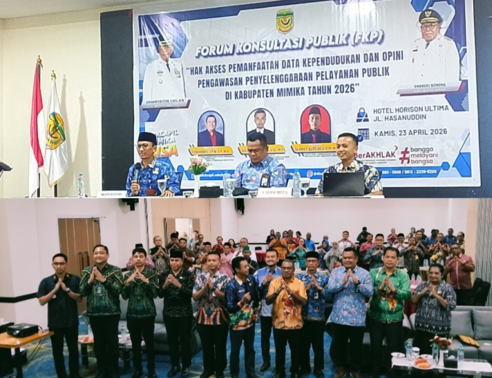 Disdukcapil Mimika Dorong Integrasi Data dan Peningkatan Pelayanan Publik Lewat FKP