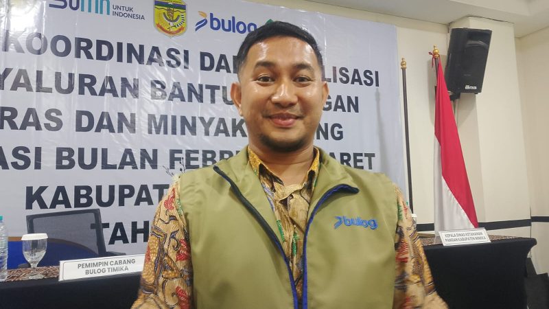 Bulog Mimika Matangkan Penyaluran Bantuan Pangan, 27.209 Warga Jadi Sasaran