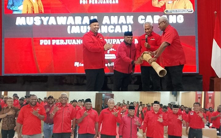 Musancab PDIP Mimika Perkuat Konsolidasi hingga Akar Rumput