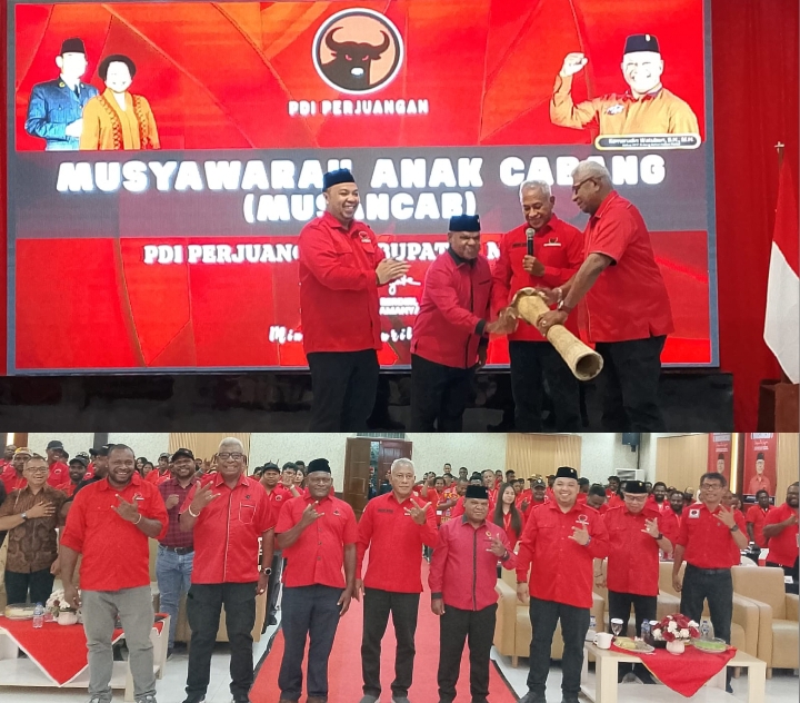 Musancab PDIP Mimika Perkuat Konsolidasi hingga Akar Rumput