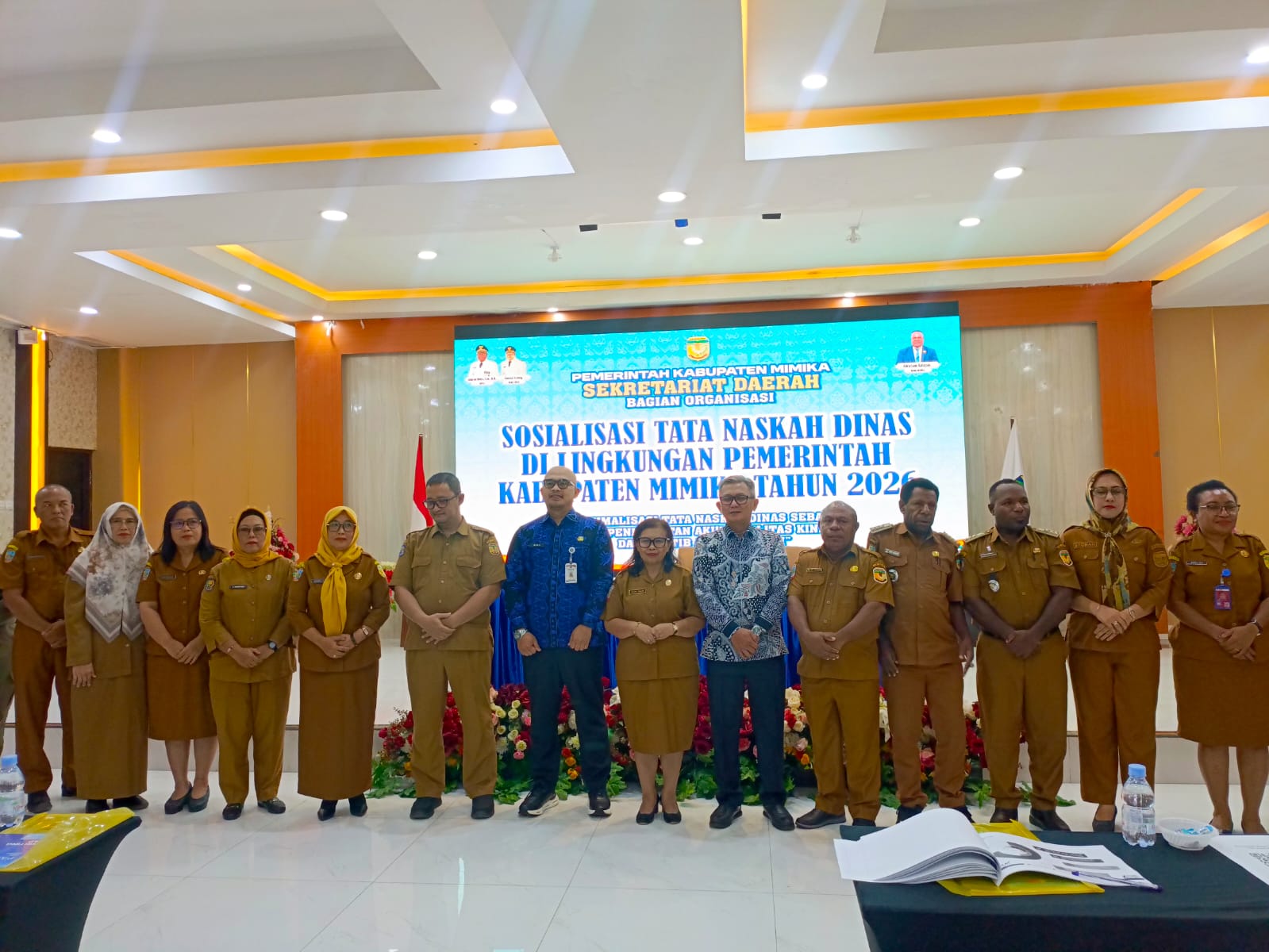 Menuju Birokrasi Tertib dan Modern, ASN Mimika Dibekali Tata Naskah Dinas
