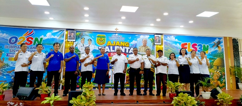 FLS3N dan O2SN SMP Jadi Ajang Pengembangan Bakat dan Karakter Siswa Mimika