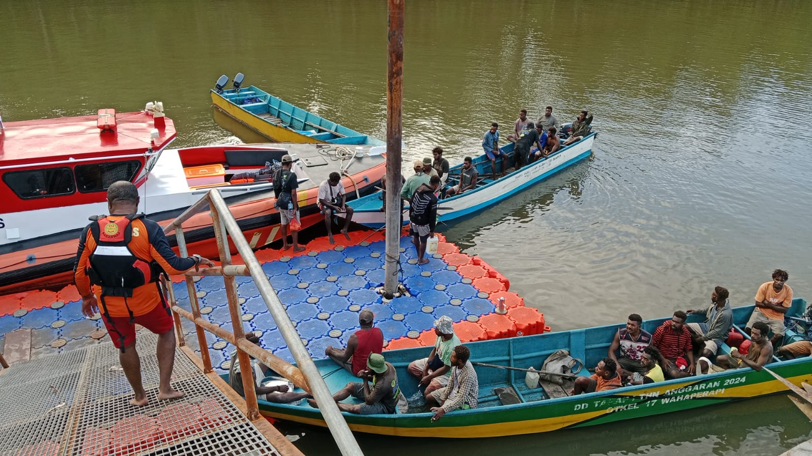 Hari Kedua, Tim SAR Gabungan Lanjutkan Pencarian Korban Diterkam Buaya di Sungai Ninapu