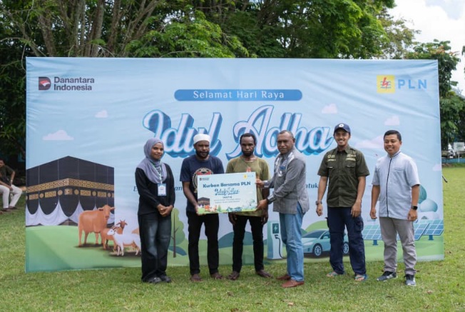 PLN Papua Tebar Kepedulian Iduladha, 23 Hewan Kurban Disalurkan untuk Ribuan Warga