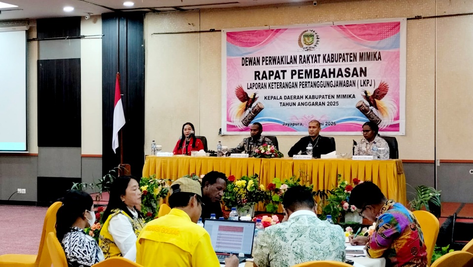 DPRK Mimika Gelar Rapat Pembahasan LKPJ Kepala Daerah Tahun Anggaran 2025, Pastikan Setiap Kebijakan Pemerintah Berdampak Luas Bagi Masyarakat Mimika