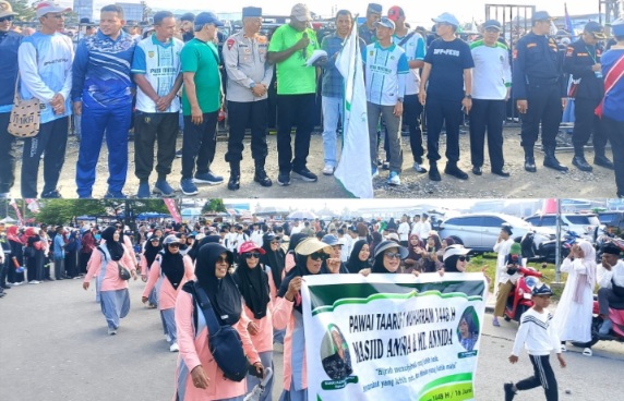 Ribuan Peserta Padati Pawai Ta’aruf 1 Muharram 1448 H di Timika