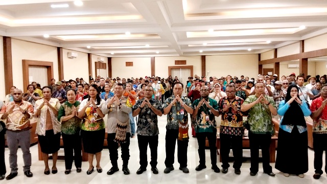 Distrik Mimika Baru Sosialisasikan Peraturan Perundang-undangan kepada 184 Ketua RT