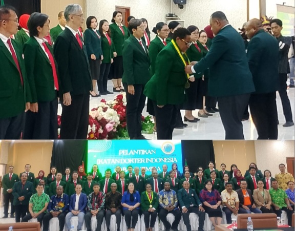 Pengurus IDI Mimika Masa Bakti 2025–2028 Resmi Dilantik