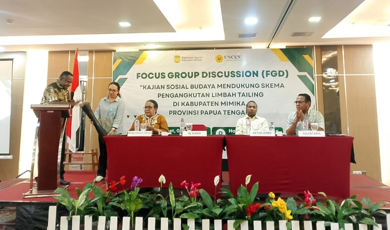 BRIDA Mimika Gandeng Uncen Kaji Dampak Sosial Budaya Pengangkutan dan Pemanfaatan Tailing
