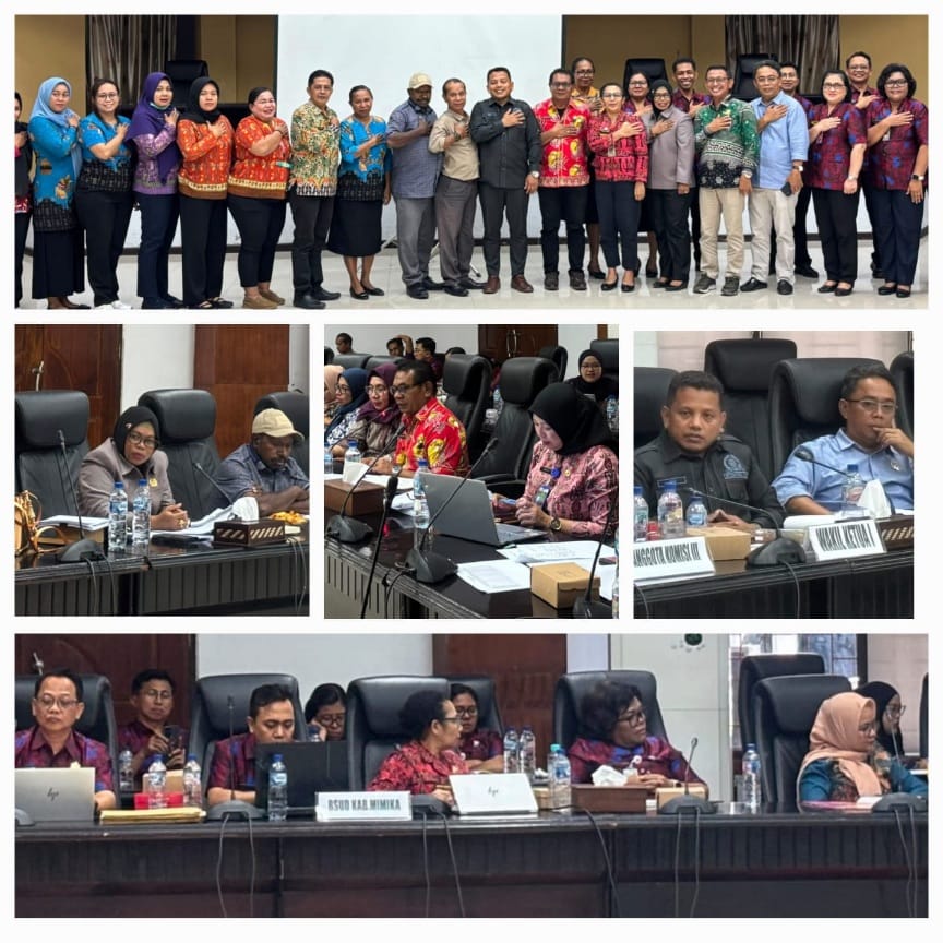 Lewat RDP Bersama Dinkes dan RSUD, Komisi III DPRK Mimika Dorong Pembenahan Layanan Kesehatan hingga Pelosok: “Mari Bekerjalah dengan Hati