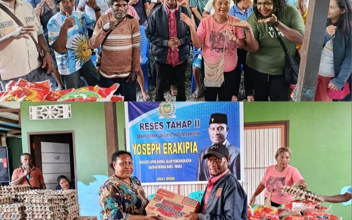 Warga Titip Lima Aspirasi Prioritas kepada Anggota DPRK Mimika Yoseph Erakipia saat Reses, Lampu Jalan Langsung Direspons