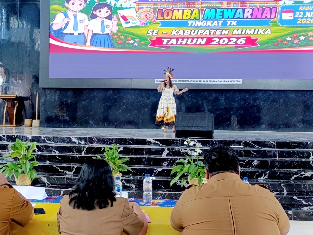 Lomba Lagu Daerah Semarakkan HAN 2026, Pelajar Mimika Diajak Cintai Budaya Papua