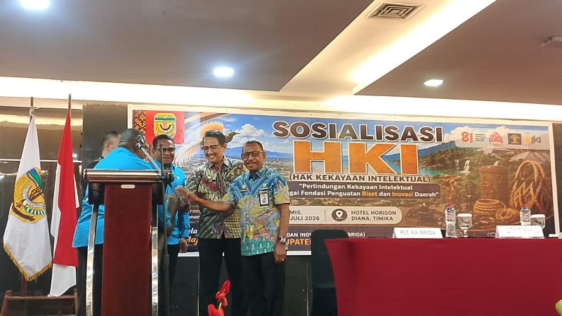 BRIDA Mimika Sosialisasikan HKI, Dorong Perlindungan Hukum bagi Hasil Riset dan Inovasi