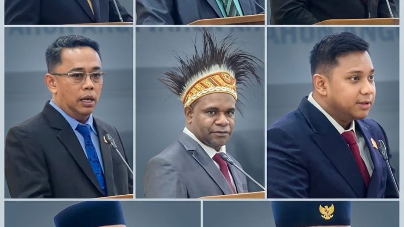 Delapan Fraksi DPRK Mimika Terima LKPJ Bupati TA 2025, Sejumlah Rekomendasi Mengemuka dalam Sidang Paripurna