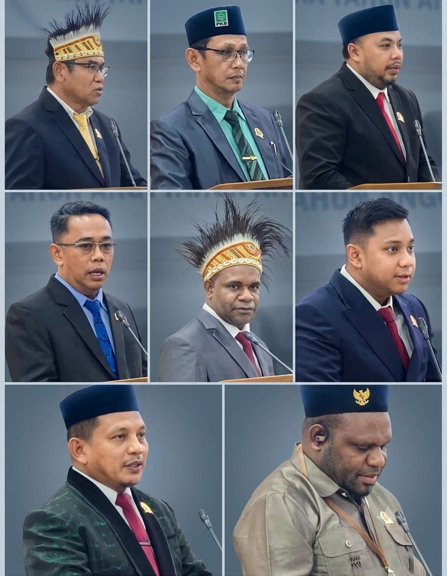 Delapan Fraksi DPRK Mimika Terima LKPJ Bupati TA 2025, Sejumlah Rekomendasi Mengemuka dalam Sidang Paripurna