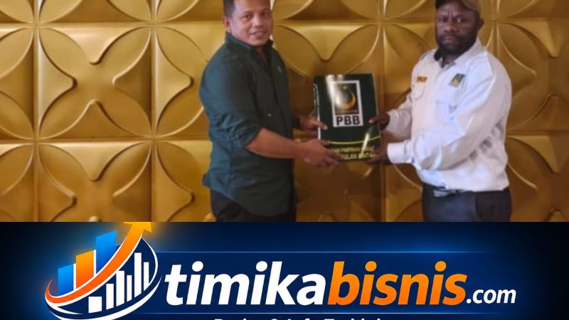 SAH! DPP PBB Kembali Percayakan HERMAN GAFUR Nahkodai PBB Mimika hingga 2030