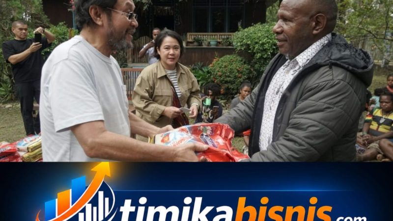 Kunjungi Pengungsi di Mimika, Yorrys Raweyai Serahkan Bantuan dan Himpun Aspirasi