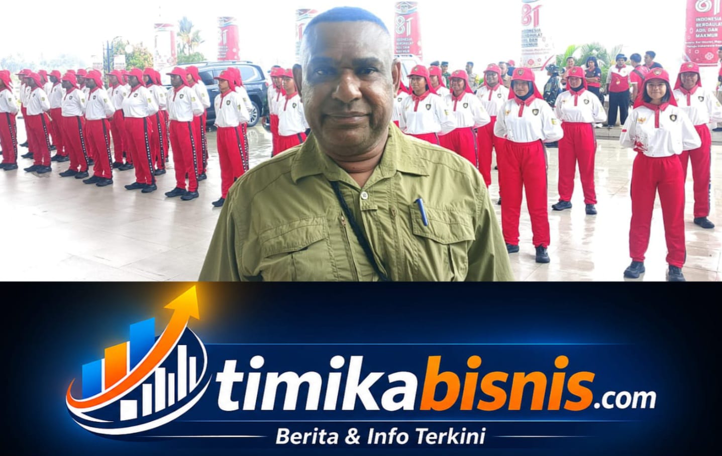 10 Pelajar Timika Ikuti Pusdiklat Paskibraka Tingkat Provinsi Papua Tengah