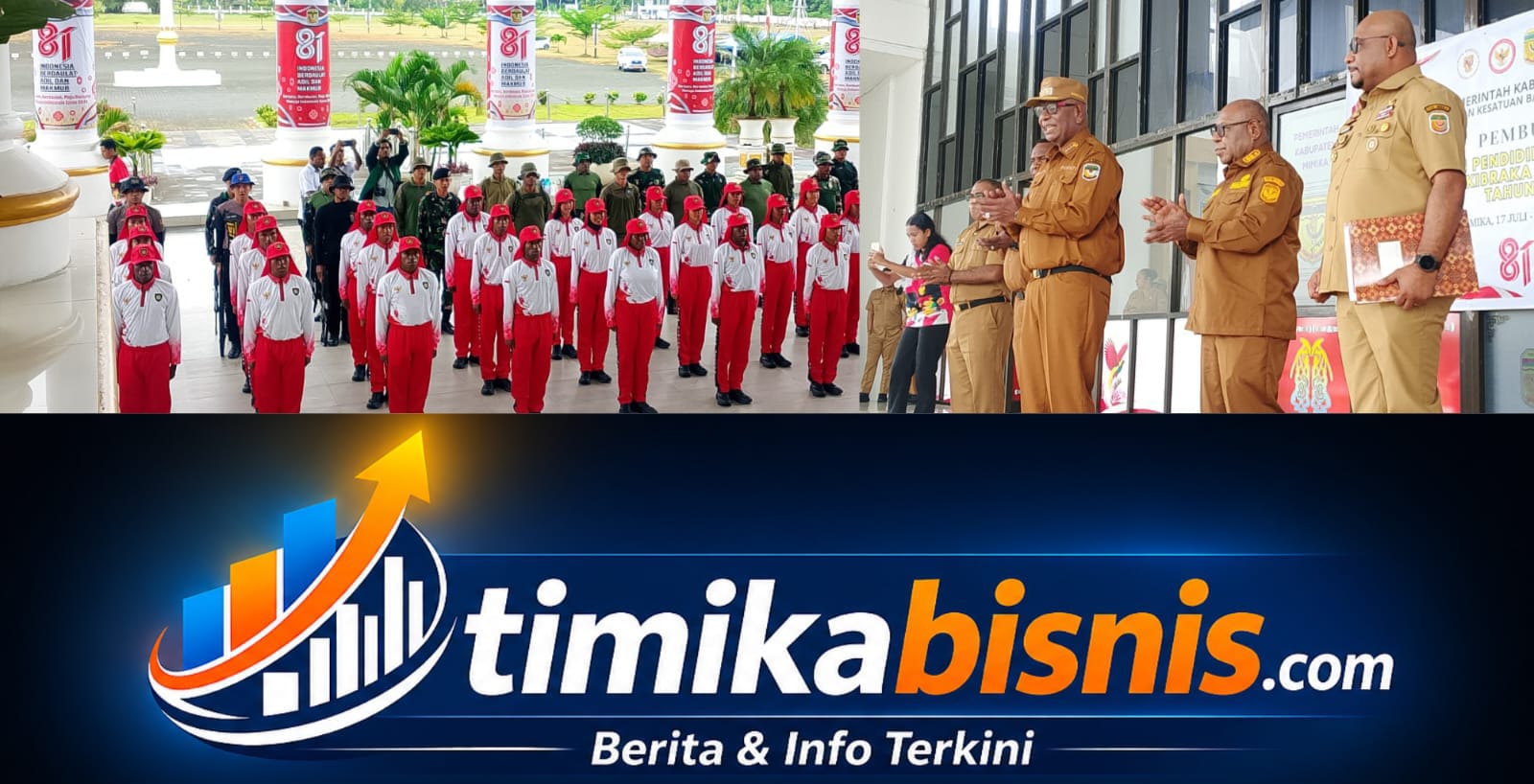 Bupati Mimika Ingatkan Calon Paskibraka Jaga Disiplin, Kesehatan, dan Kekompakan