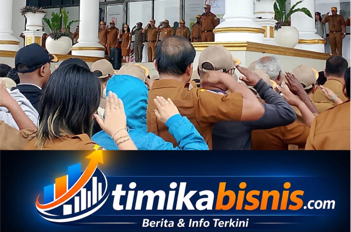 Bupati Mimika: Kibarkan Merah Putih, Jaga Kebersihan, Wujudkan Semangat Kemerdekaan