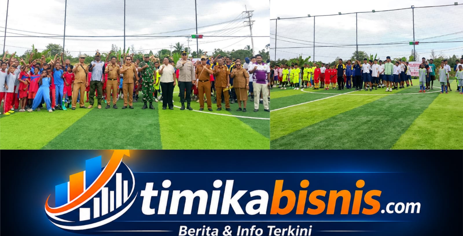 Semarak HUT ke-81 RI, Distrik Wania Gelar Turnamen Mini Soccer dan Berbagai Lomba Kebersamaan