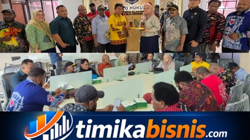 Perkuat Penyusunan Perda, Bapemperda DPRK Mimika Konsultasi dengan Kemendagri