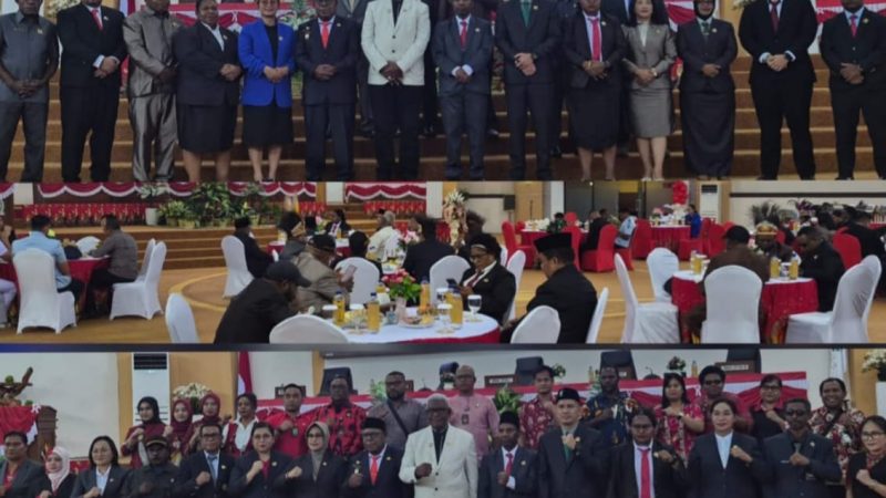 DPRK Mimika Gelar Rapat Paripurna Dengarkan Pidato Kenegaraan Presiden Jelang HUT ke-81 RI