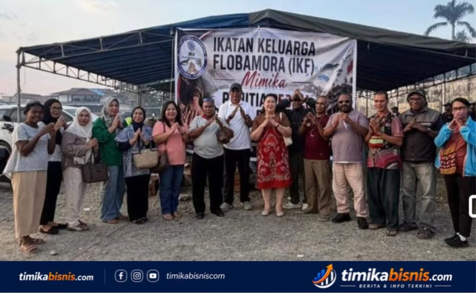 Peduli Kemanusiaan,TP PKK Mimika Salurkan Bantuan Untuk Warga Flores-NTT melalui Flobamora