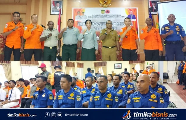 Tingkatkan Kesiapsiagaan Bencana, BPBD Mimika Gelar Pelatihan Mitigasi Bersama SAR