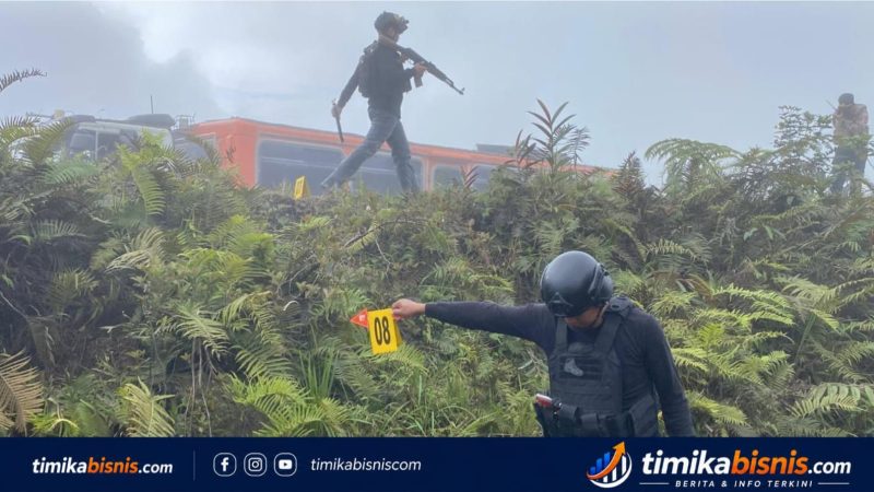 Tiga Kendaraan Konvoi Freeport Ditembak di Mile Point 60, Polisi Dalami Pelaku dan Motif