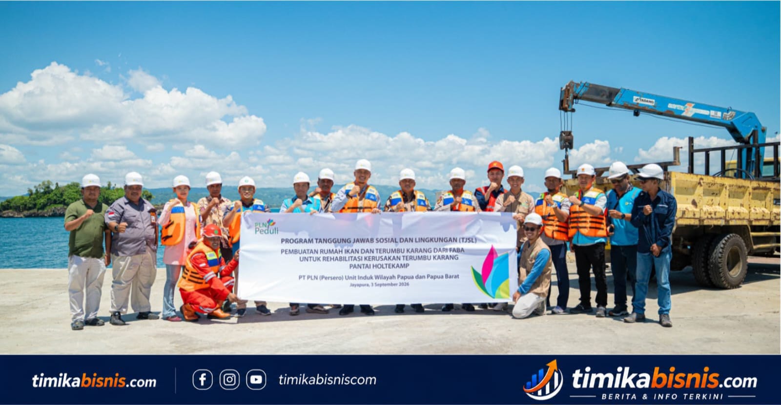 PLN Hadirkan Rumah Ikan FABA di Holtekamp, Dorong Pemulihan Ekosistem dan Ekonomi Nelayan