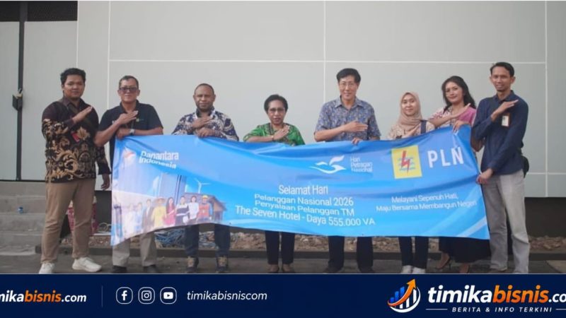 PLN Tambah Daya 555 kVA untuk The Seven Hotel Merauke, Jadi Kado Hari Pelanggan Nasional
