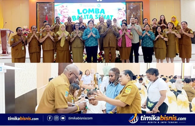 41 Balita Ikuti Lomba Balita Sehat Mimika, Dorong Kesadaran Tumbuh Kembang Sejak Dini