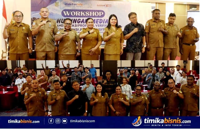 Diskominfo Mimika Dorong Jurnalis Perkuat Kompetensi dan Integritas