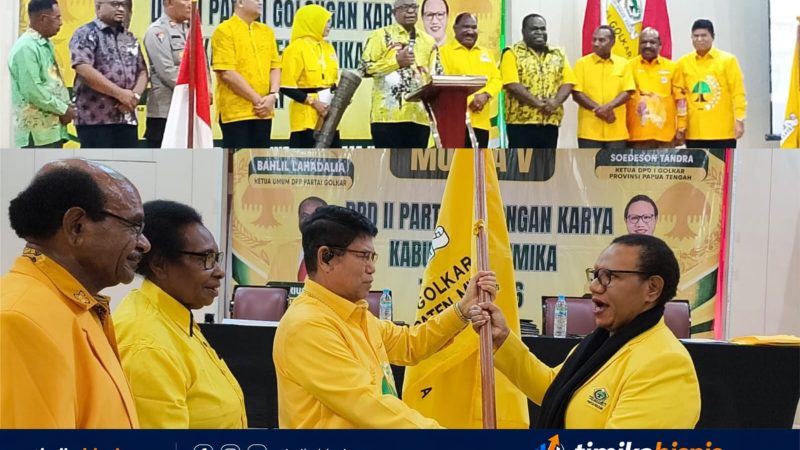Trifena Tinal Nahkodai Golkar Mimika, Kader Diminta Gaspol Perkuat Basis