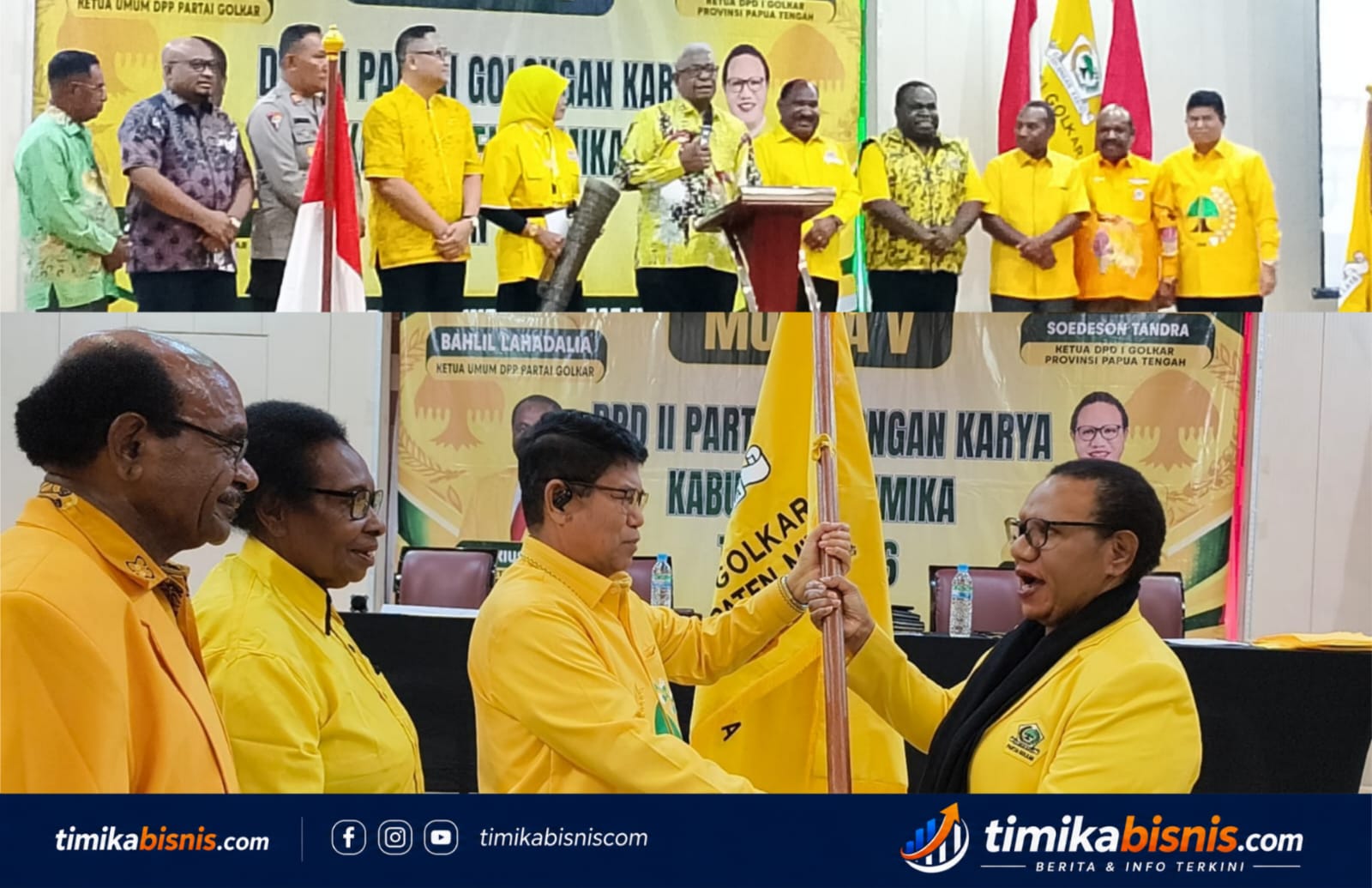Trifena Tinal Nahkodai Golkar Mimika, Kader Diminta Gaspol Perkuat Basis