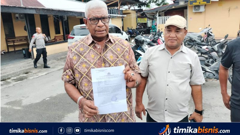 Bupati Mimika Laporkan Salah Satu Media Online ke Polisi,Terkait Pemberitaan yang Dinilai Hoaks dan Provokatif