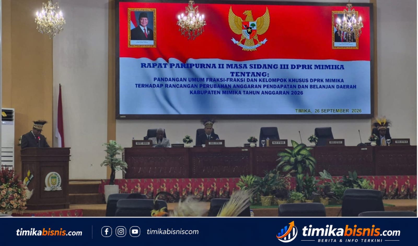 Pandangan Umum Fraksi, Golkar Tekankan Pemerataan Pembangunan di Mimika