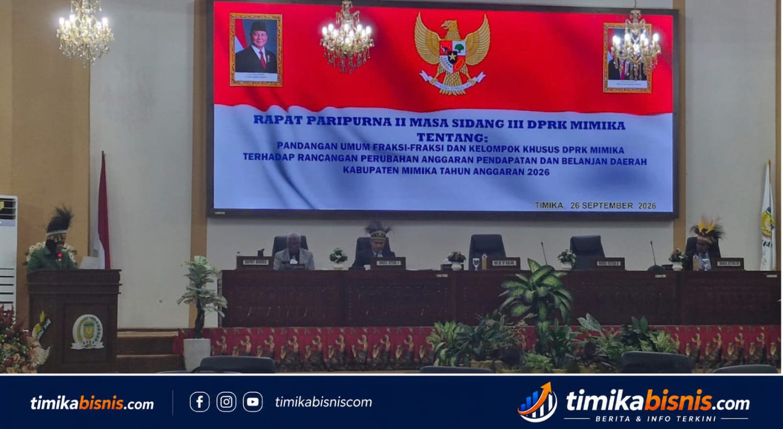Paripurna II Masa Sidang III, Fraksi Eme Neme Yauware Ingatkan Ini