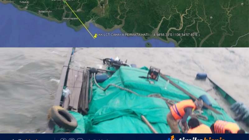 LCT Cahaya Permata Hati Alami Kebocoran dan Tenggelam di Perairan Puriri, SAR Gabungan Menuju Lokasi