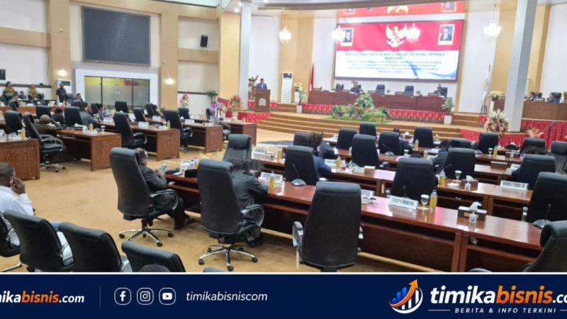 Setujui APBD-P 2026, Fraksi Rakyat Bersatu Sampaikan 11 Rekomendasi, Penerimaan Tenaga Kerja OAP dan Labeti Mengemuka di Sidang Paripurna