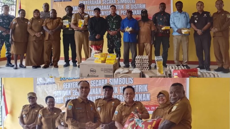 Dinsos Mimika Salurkan Bantuan Permakanan untuk 8.500 Keluarga di 18 Distrik