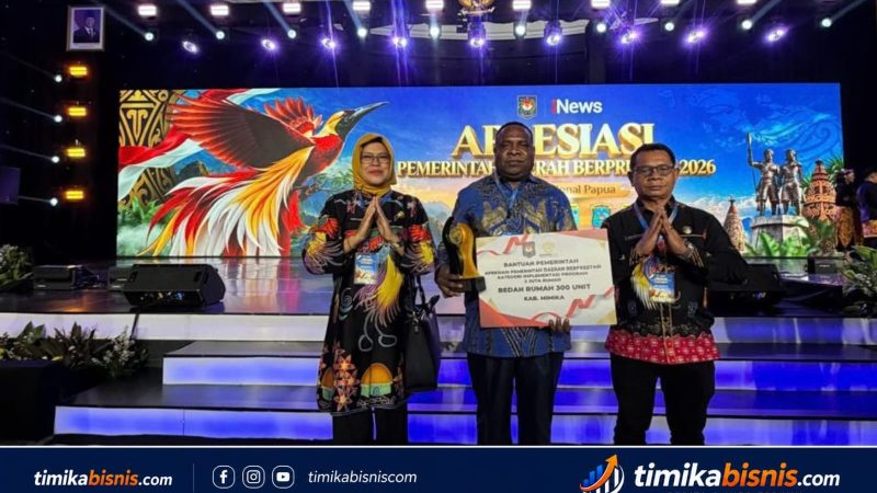 Mimika Raih Terbaik I Implementasi Program 3 Juta Rumah se-Papua, Dapat Bedah 300 Unit