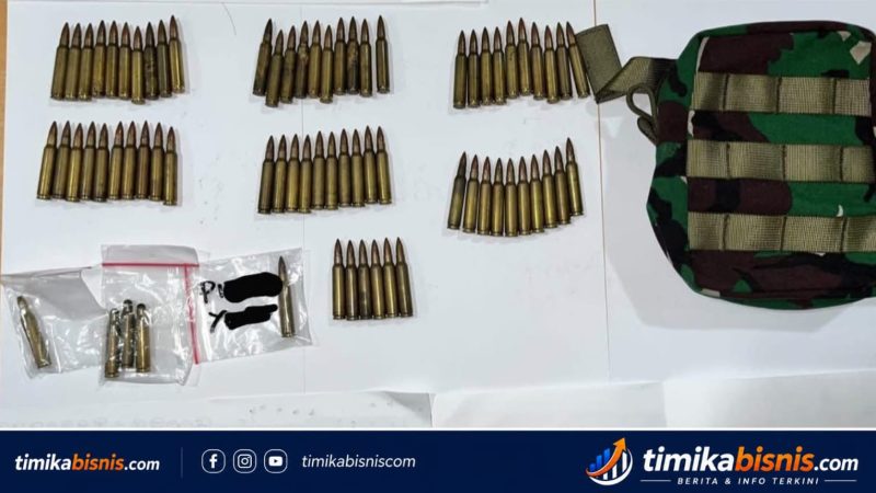 Satgas Damai Cartenz Amankan Tiga Orang Terkait Peredaran Amunisi Ilegal di Timika