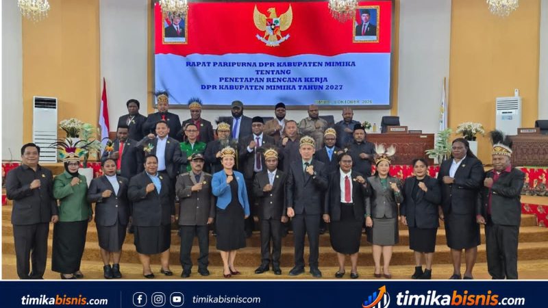 Gelar Paripurna Internal, DPRK Mimika Sahkan Renja Lembaga Tahun Anggaran 2027