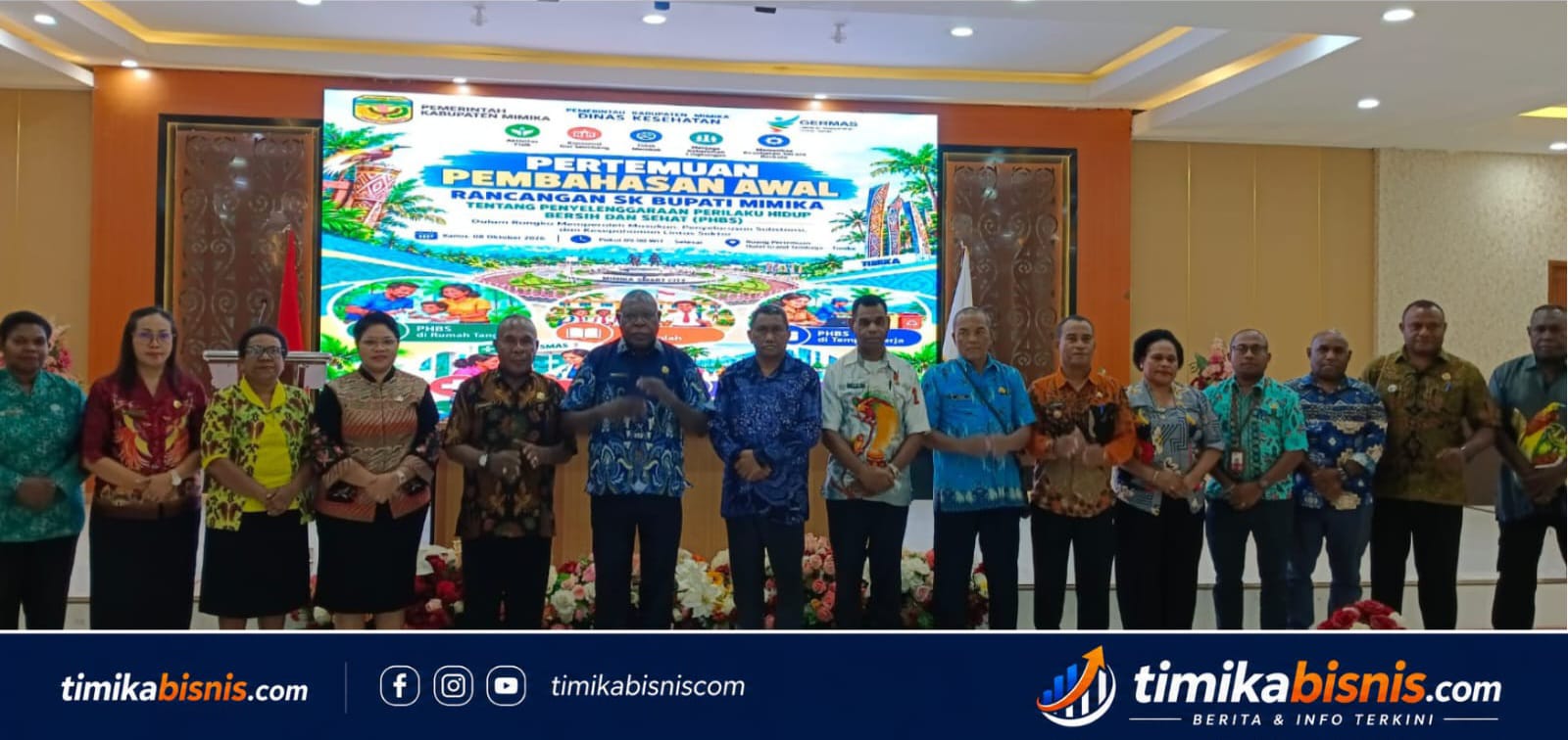 Dinkes Mimika Dorong PHBS Jadi Gerakan Bersama Lintas Sektor