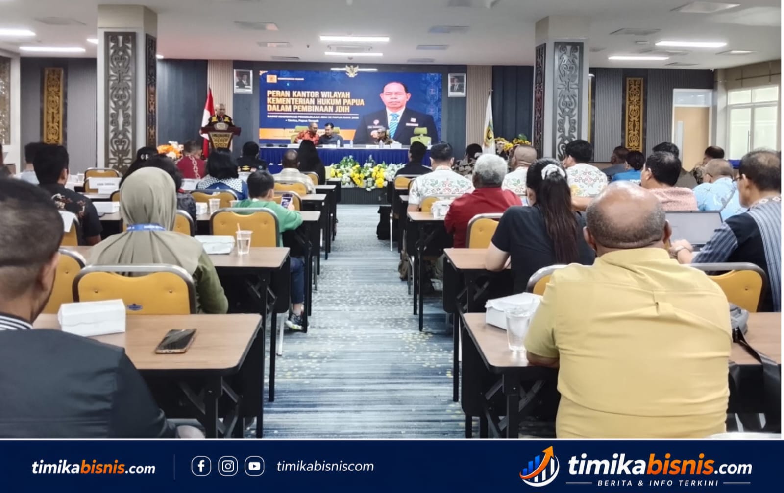Pemkab Mimika Gelar Rakor JDIH Papua Raya 2026, Dorong Transformasi Digital Layanan Informasi Hukum