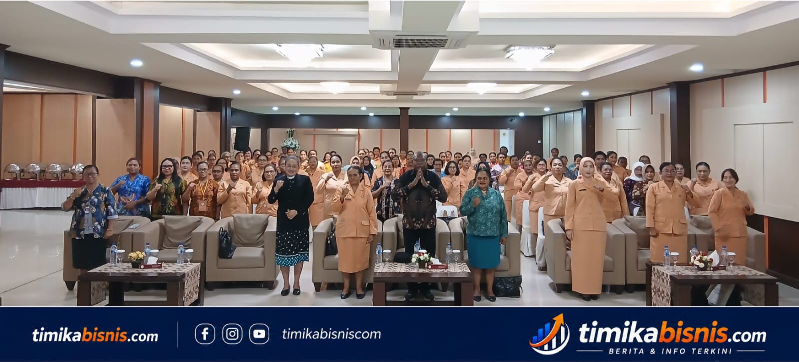 DWP Mimika Gelar Rapat Kerja, Perkuat Pemberdayaan Perempuan dan Ketahanan Keluarga